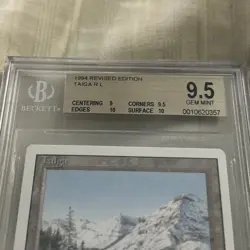 Taiga * REVISED * DUAL LAND * BGS 9.5 Gem Mint * Magic the Gathering MtG - Image 4