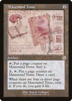 MTG Mazemind Tome ** The Brothers' War Retro Artifacts ** English (NM) - Image 1