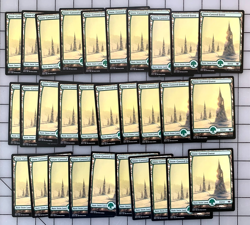 Modern Horizons non foil Full Art SNOW-COVERED FOREST x30 mtg I Combine Ship - Image 1