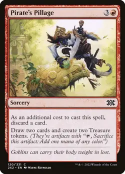 4x Pirate's Pillage *FOIL* - NM - Double Masters 2022 - SPARROW MAGIC mtg - Image 1