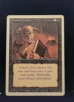 Mtg Revised Demonic Tutor - Image 1