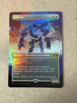 MTG Magic the Gathering FOIL Solitude Borderless MH2 307 - Image 1