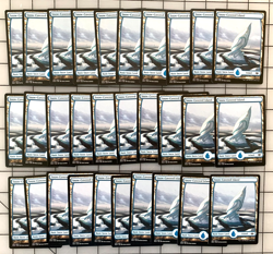 Modern Horizons non foil Full Art SNOW-COVERED ISLAND x30 mtg I Combine Ship - Image 1