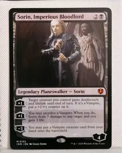 MTG Sorin, Imperious Bloodlord 0133 Innistrad Remastered Regular NM - Image 1