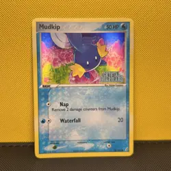 Pokemon Mudkip Crystal Guardians Reverse Holo Common 58/100 50 LP/NM - Image 1