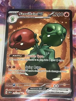 Scovillain EX 216/191 Surging Sparks NM Pokemon Card - Image 1