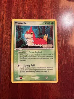 Wurmple 70/92 Legend Maker Reverse Holo Pokemon Card TCG - Image 1