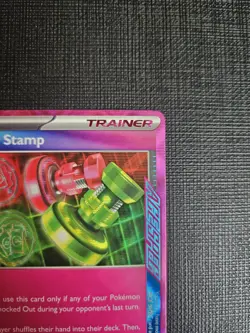 Pokemon TCG Unfair Stamp Scarlet & Violet-Twilight Masquerade 165/167 Holo... - Image 4
