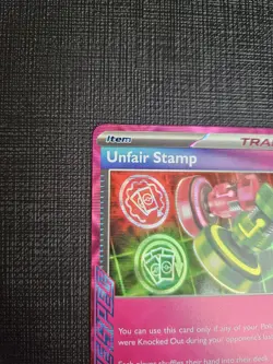Pokemon TCG Unfair Stamp Scarlet & Violet-Twilight Masquerade 165/167 Holo... - Image 5