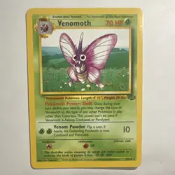 NM Pokemon Venomoth 29/64 Jungle: Rare Unlimited Regular English (1999) - Image 1