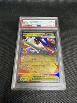 2025 Pokemon Mega Evolution Black Star Promo MEGA LATIAS EX #011 PSA 10 Gem Mint - Image 1