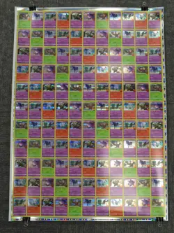 2023 Pokemon Halloween Trick or Trade BOOster English Foil Uncut Sheet (d) - Image 1