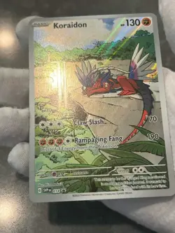 Pokemon TCG Koraidon 014 Scarlet & Violet Black Star Promo Holo Full Art NM - Image 4