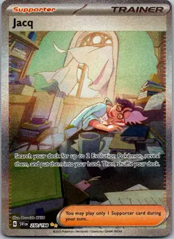 Jacq 250/198 - S & V Base Set Special Illustration Rare Pokemon TCG NM - Image 1