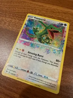 Rayquaza 138/185 Vivid Voltage Holo Pokemon Card - Image 4
