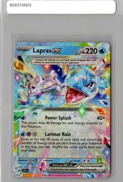 Lapras ex - 032/142 - Pokemon TCG Stellar Crown Double Ultra Rare NM - Image 1