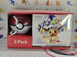 Pokemon TCG Prismatic Evolutions Elite Trainer Box ETB W/ Pokeball Tin *See Disc - Image 1