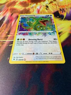 Rayquaza 138/185 NM Amazing Rare Vivid Voltage 2020 Pokemon TCG - Image 2