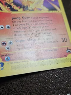 Rapidash 51 Black Star Promo Pokemon Card TCG 2002 E-Reader Moderat Play MP Rare - Image 5