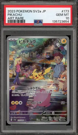 Pokemon Pikachu 151 sv2a Japanese Art Rare #173 PSA 10 Gem Mint - Image 1