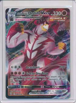 2021 Pokemon SWSH Battle Styles Single Strike Urshifu VM Ultra Rare #086/163 - Image 1