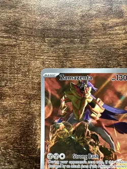 Pokemon TCG Zamazenta 201/182 Destined Rivals Illustration Rare Holo - Image 2