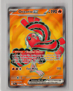 Oricorio ex 110/094 Ultra Rare Pokemon TCG Phantasmal Flames NM - Image 1