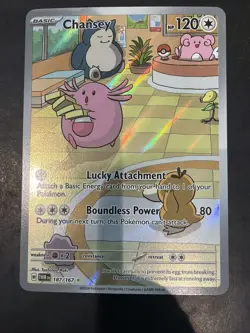 Pokemon TCG Chansey 187/167 Sv06 Twilight Masquerade Illustration Rare Holo - Image 5