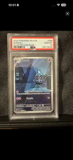 Pokemon Duskull 068/064 Sv: Shrouded Fable Illustration Rare Holo PSA 10 2024 - Image 1