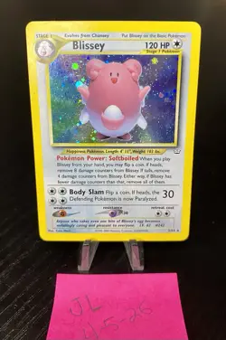 Blissey 2/64 Pokemon Neo Revelation Unlimited Holo Rare English HP - Image 1