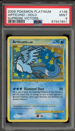 Pokemon Articuno Supreme Victors Holo Secret Rare #148 PSA 9 Mint - Image 1
