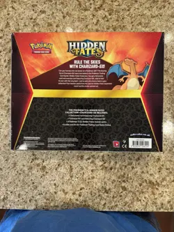 Pokemon Hidden Fates Charizard-GX Collection Booster Box Topper Box - Image 2
