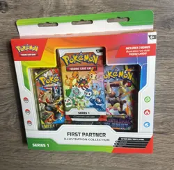 Pokemon TCG First Partner Illustration Collection Series 1 New Sealed - Image 1