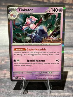 Tinkaton SVP 020 Black Star Promo Paldea Evolved Prerelease Pokemon - Image 1