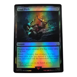Fatal Push #90 Foil Uncommon Instant MTG 2024 UB: Assassin's Creed (ACR) - Image 1