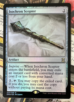 MTG Isochron Scepter - Eternal Masters Foil Rare - Artifact SP - Image 1