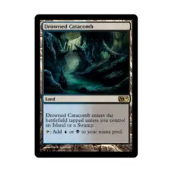 WOTC MtG M10 Drowned Catacomb (R) VG - Image 1