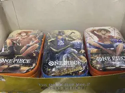 One Piece Tin Pack Set Vol. 2 (TS-02) OP-13 Factory Sealed Set Of 6 With Display - Image 2