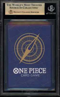 One Piece CCG Trafalgar Law Kingdoms of Intrigue SR PAR OP01-047 BGS 9.5 - Image 2