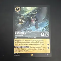 Disney Lorcana Bagheera-Guardian Jaguar 198/204 The First Chapter Regular Card - Image 2