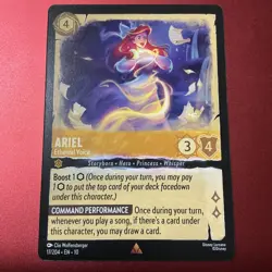 Disney Lorcana TCG - Whispers in the Well - Ariel - Ethereal Voice 17/204 Rare - Image 1
