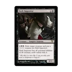 WOTC MtG Avacyn Restored Dark Impostor (R) (Foil) EX - Image 1