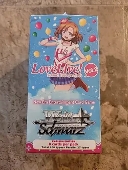 Weiss Schwarz Love Live! Vol.2 School Idol Project Booster Box Sealed English - Image 1