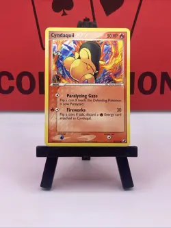 Cyndaquil 54/115 Unseen Forces Pokemon TCG Regular Common 2005 NM - Image 2