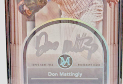 2024 Topps Museum Collection Don Mattingly Black Framed On-Card Auto /5 Yankees - Image 2