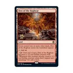 WOTC MtG Prerelease Promos Den of the Bugbear (R) (Foil) NM - Image 1