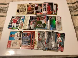 Topps Mike Trout Baseball Card Lot Angels 30+ Cards - Image 1