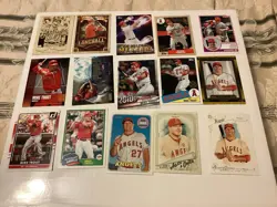 Topps Mike Trout Baseball Card Lot Angels 30+ Cards - Image 2