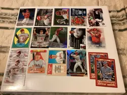 Topps Mike Trout Baseball Card Lot Angels 30+ Cards - Image 3