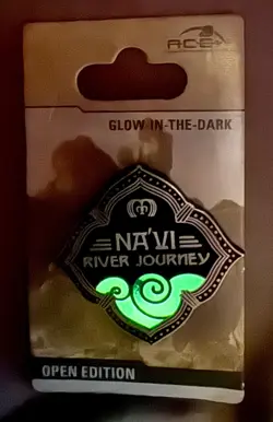 Disney Pin WDW Na’vi River Journey Pandora World of Avatar Glow in Dark READ - Image 1